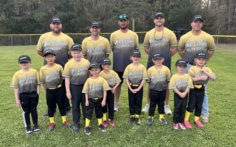 Coaches Pitch Mid Carolina Yellow Jackets Spring 2026