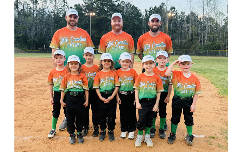 Coaches Pitch Mid Carolina Gators Spring 2026