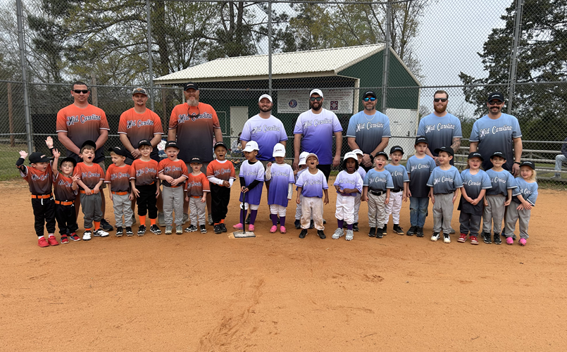 Mid Carolina Tee Ball Spring 2026